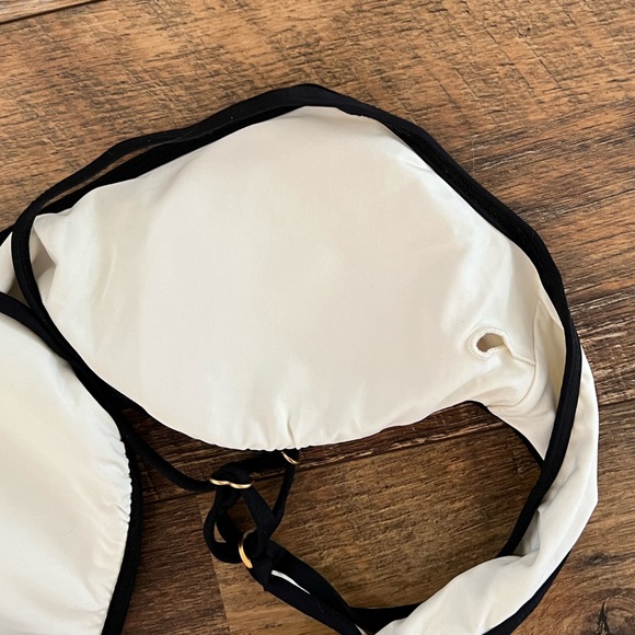 NWT L*Space Bikini Set - Pamela Top and Joy Bottom Bitsy in Cream and Black - Picture 8 of 14